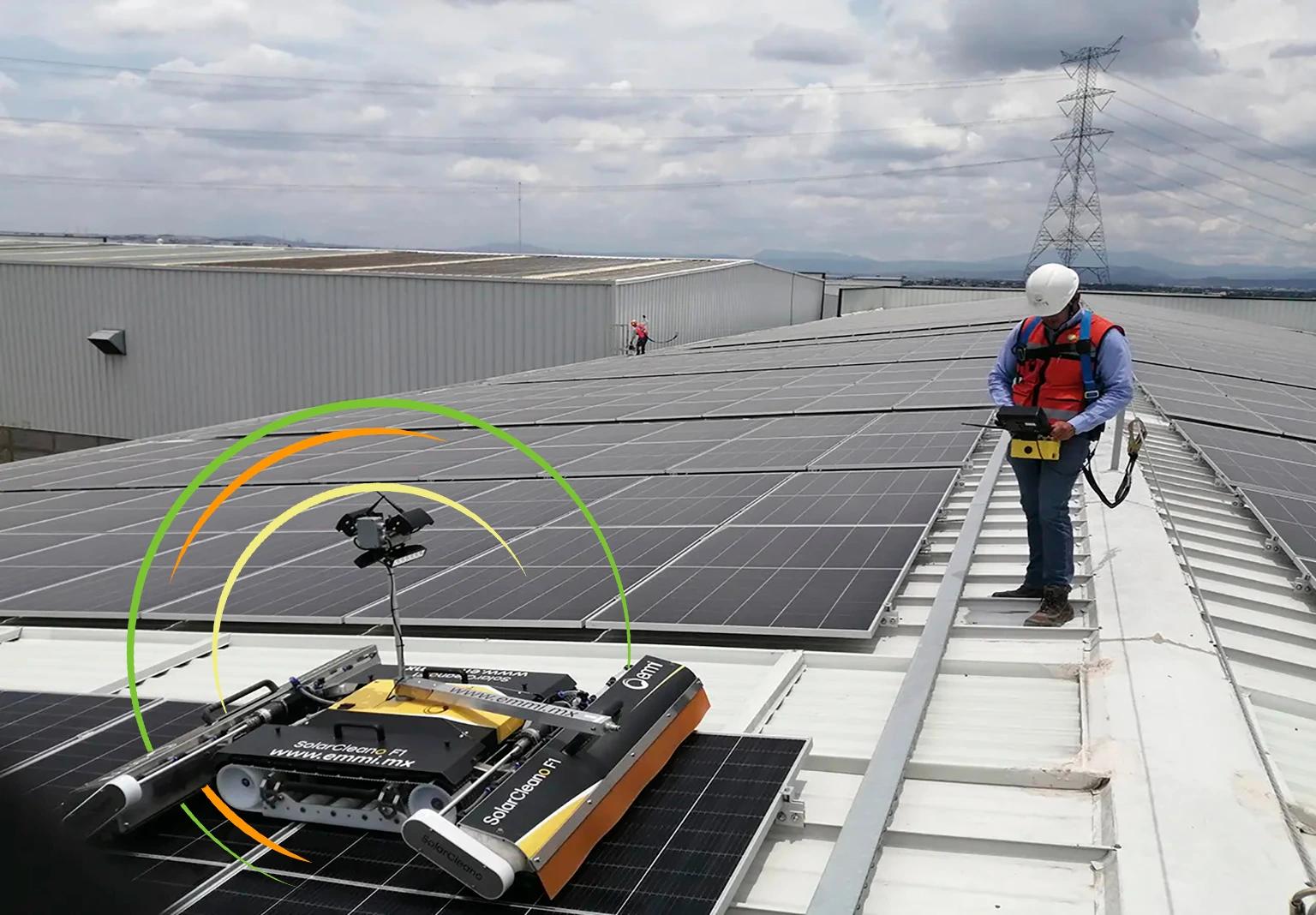 Mantenimiento de paneles solares