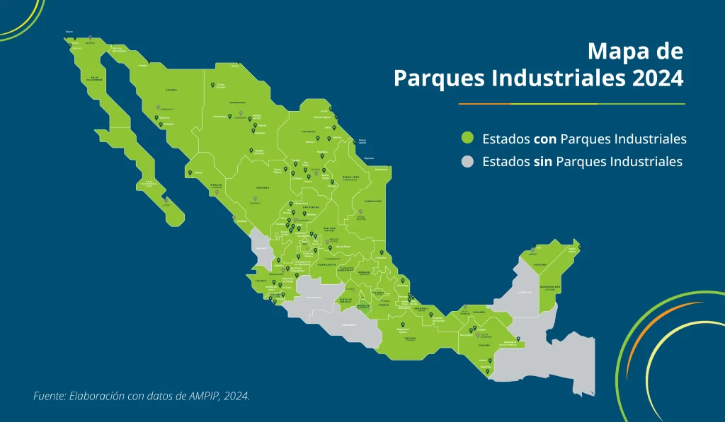 Mapa-que-muestra-donde-hay-Parques-Industriales