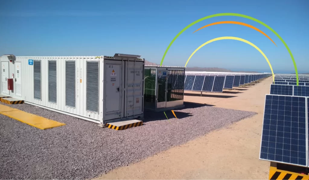 Batería de paneles solares