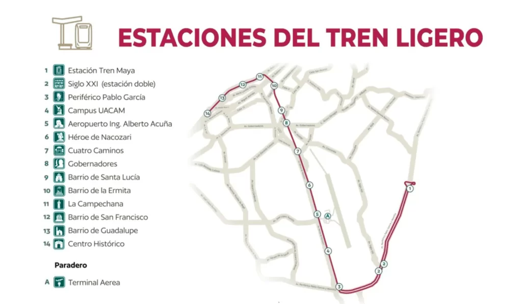 Estaciones-del-tren-ligero-Campeche